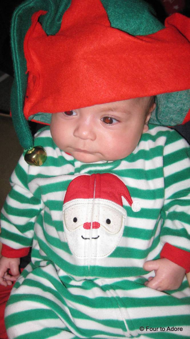 I figured Rylin would make a cuter elf than me.