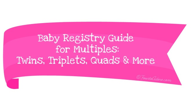 What to register for when you are expecting multiples and quantities for each item