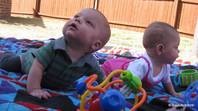 Mason craned his neck to observe a low flying plane.  