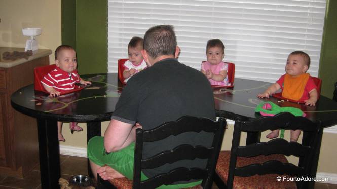 I knew George was unlikely to snap pictures while I was away, so I caught one before I slipped away.