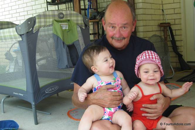 The girls are suited up for the pool!