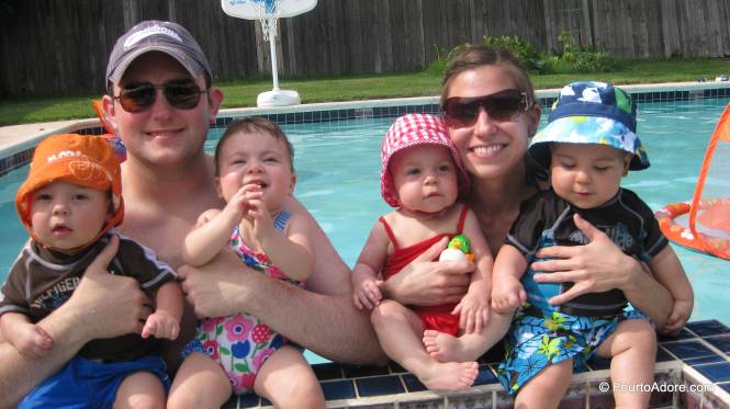 It was much easier snapping a picture when we could hold the squirmy babies.