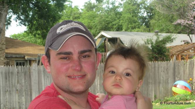 Rylin rocked some wild post swim hair.