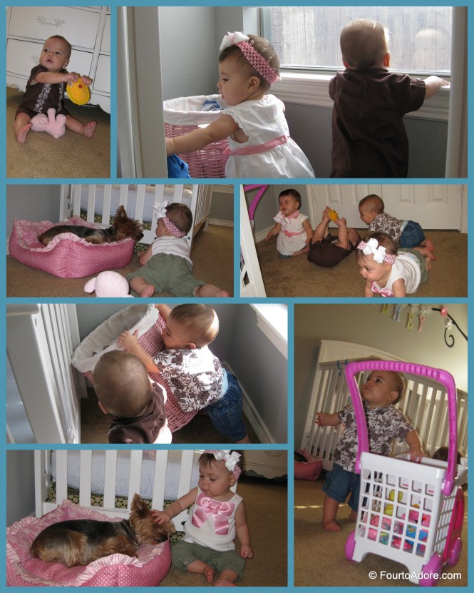 We had some fun capturing the babies documentary style.  