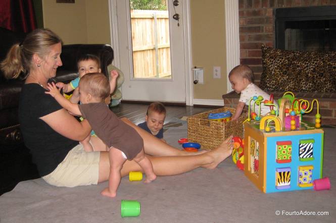 This is pretty typical at our place.  Babies everywhere!