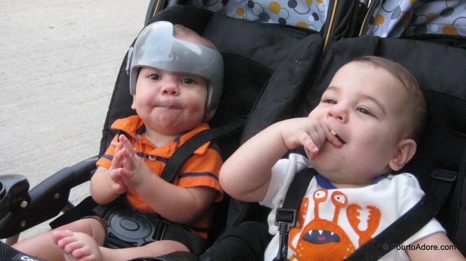 Oh yes, the boys got a share of the gooey stuff too.