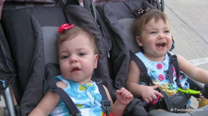 By the looks of things here, Rylin seems to be a fan of peanut butter.  Sydney may be indifferent.  