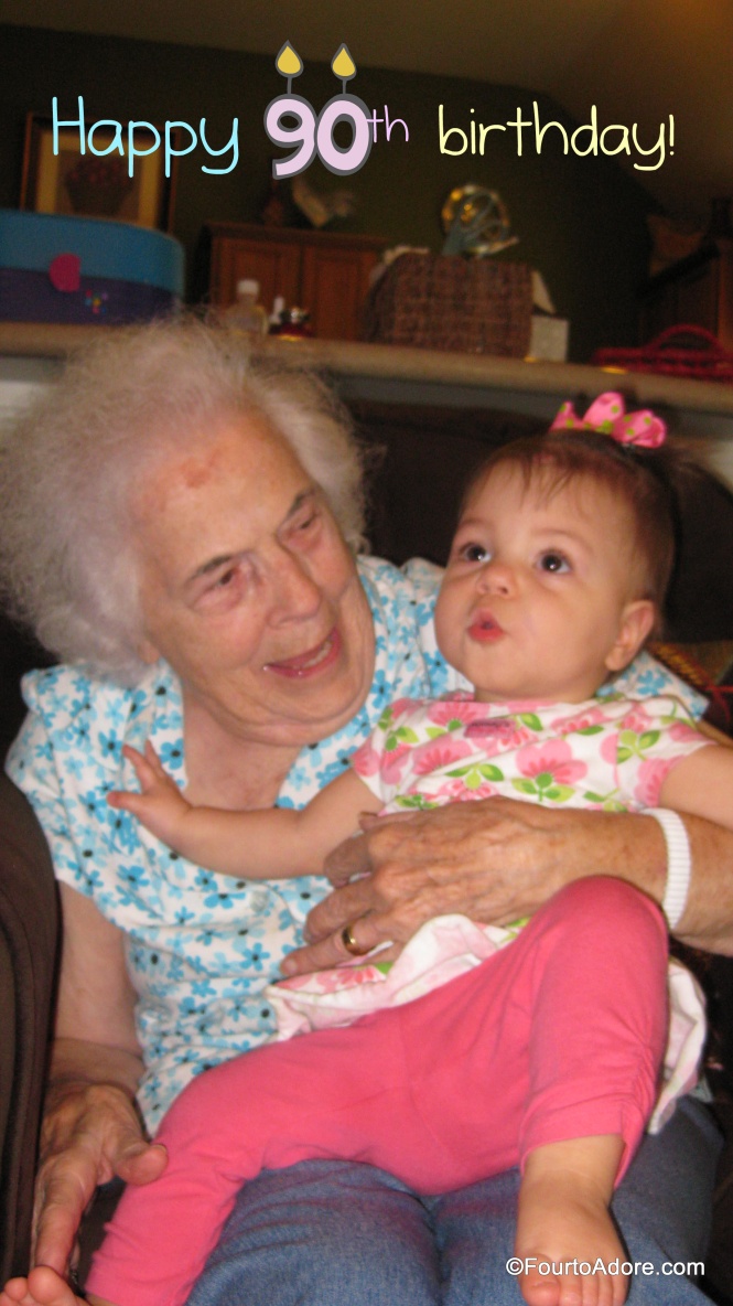 Sydney gravitated to Granny and cuddled with her for a long time.