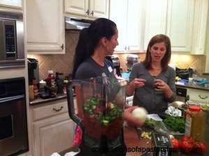 This is my sister, Lindsay. She's a local news anchor, and even in her own kitchen, she looks like she's doing an interview!