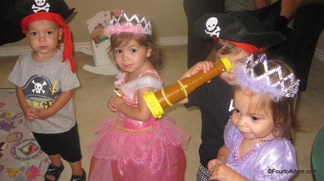Pirates and Princesses birthday