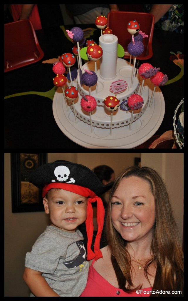 pirate and princess cake pops
