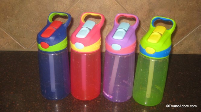 Having a cup in each child's color makes identifying whose is whose a snap.  