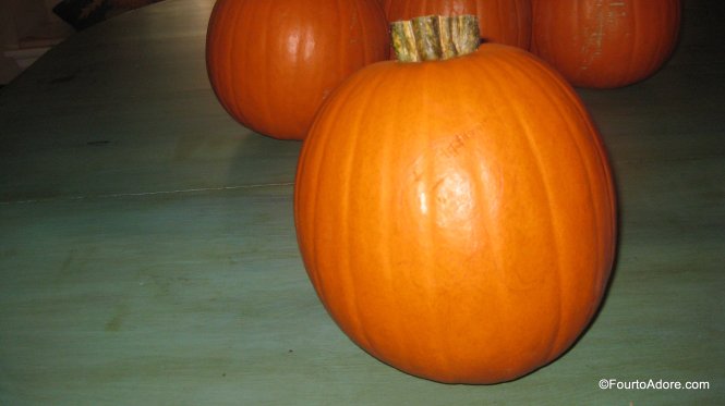 DIY monogram pumpkin