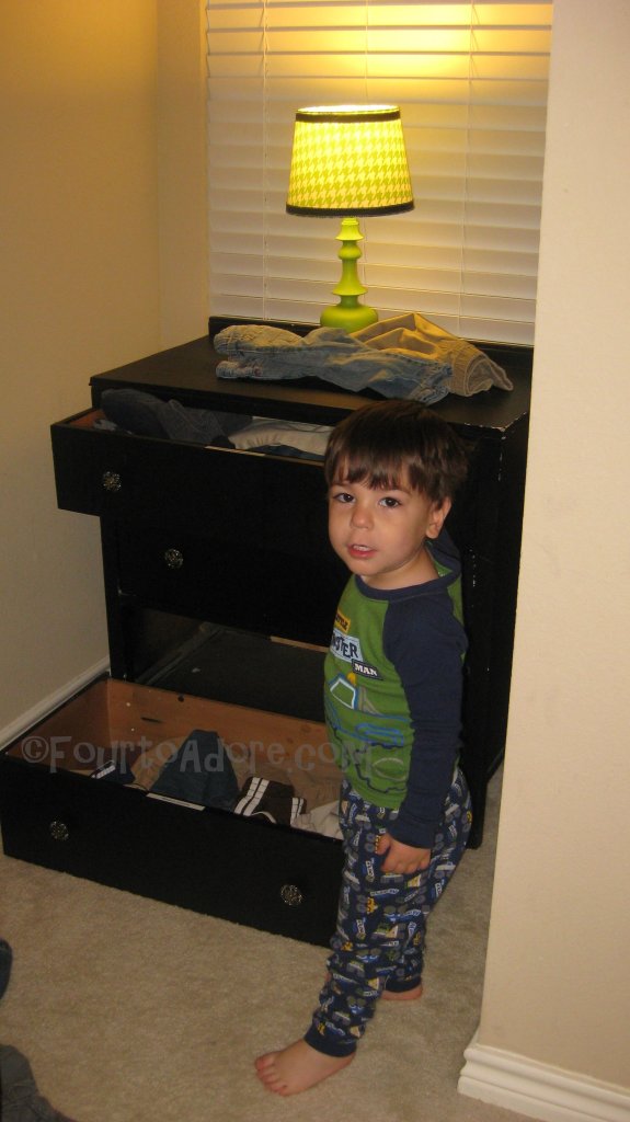 toddler bed mischief