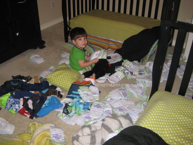 toddler bed mischief