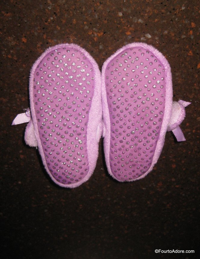 DIY no skid toddler slippers