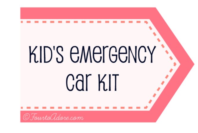 Kid's Emergency Car Kit